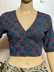 AJRAKH Hand Block Printed Blouse