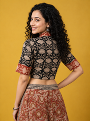 Kalamkari Hand Block Printed Blouse