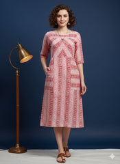 Hand Block Printed Dress
