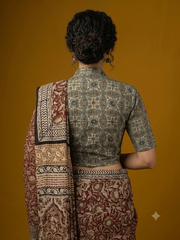 AJRAKH Hand Block Printed Blouse