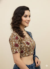 Kalamkari Hand Block Printed Blouse
