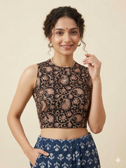 Kalamkari Hand Block Printed Blouse