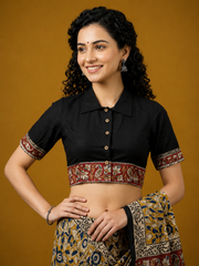 Kalamkari Border Blouse