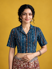 Hand Block Printed Blouse