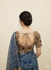 Kalamkari Hand Block Printed Blouse