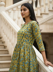 Sanganeri Print Kurti
