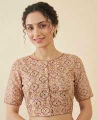 Sanganeri Hand Block Printed Cotton Blouse