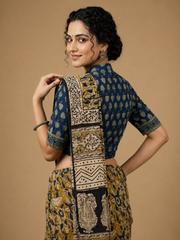 AJRAKH Hand Block Printed Blouse