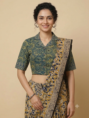 AJRAKH Hand Block Printed Blouse