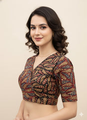 Kalamkari Hand Block Printed Blouse