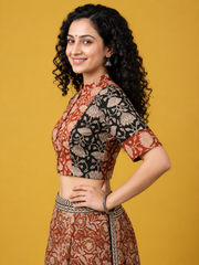 Kalamkari Hand Block Printed Blouse