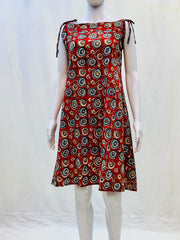 Kalamkari Noodle Strap Dress