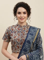 Kalamkari Hand Block Printed Blouse