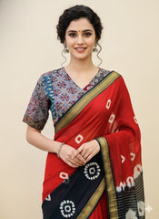 Ajrakh Patchwork Blouse
