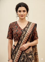 Kalamkari Angrakha Blouse
