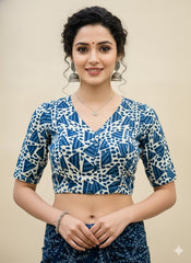 Indigo Padded Blouse