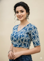 Indigo Padded Blouse