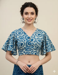 Khadi Indigo Blouse