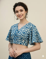 Khadi Indigo Blouse