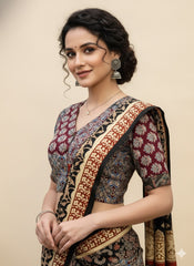 Ajrakh Patchwork Blouse