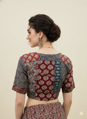 Ajrakh Patchwork Blouse