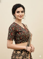 Kalamkari Angrakha Blouse