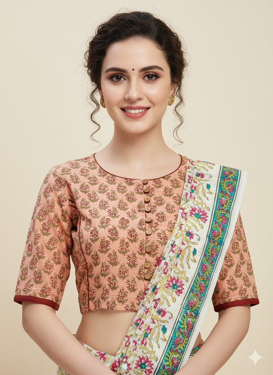 Basant Round Neck Blouse