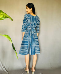 Natural Indigo Dyed Cotton Dress