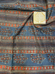 AJRAKH Hand Block Printed Fabric