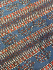 AJRAKH Hand Block Printed Fabric