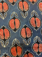 AJRAKH Hand Block Printed Fabric