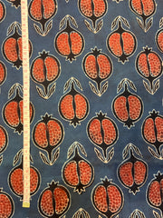AJRAKH Hand Block Printed Fabric