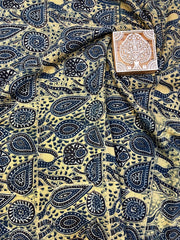 AJRAKH Hand Block Printed Buti Fabric