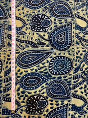 AJRAKH Hand Block Printed Buti Fabric