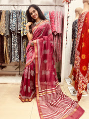 Maheshwari Silk Saree