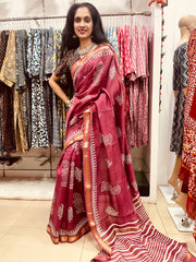 Maheshwari Silk Saree