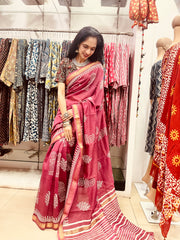 Maheshwari Silk Saree