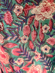 Hand Block Printed Chanderi Silk Saree