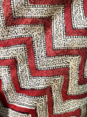 Hand Block Printed Chanderi Silk Saree