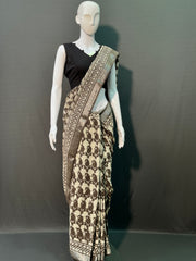 Kashish Printed Cotton Linen Saree