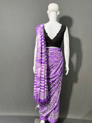 DABO Printed Cotton Linen Saree