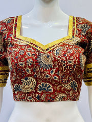 Padded Gota Kalamkari Blouse