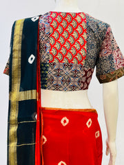Ajrakh Patchwork Blouse