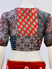 Ajrakh Patchwork Blouse