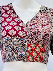 Ajrakh Patchwork Blouse