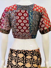 Ajrakh Patchwork Blouse