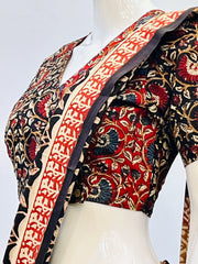 Kalamkari Angrakha Blouse