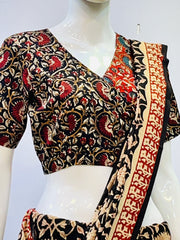 Kalamkari Angrakha Blouse