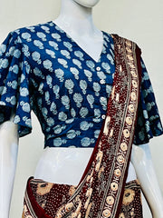 Modal Ruffle Sleeve Blouse