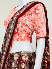 Hand Block Round Neck Blouse